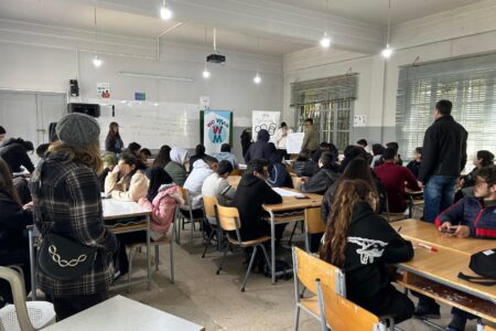 تنفيذ مشروع “حلقات أمل” ألتوعوي في ثانوية بكفيا الرسمية – بكفيا – المتن